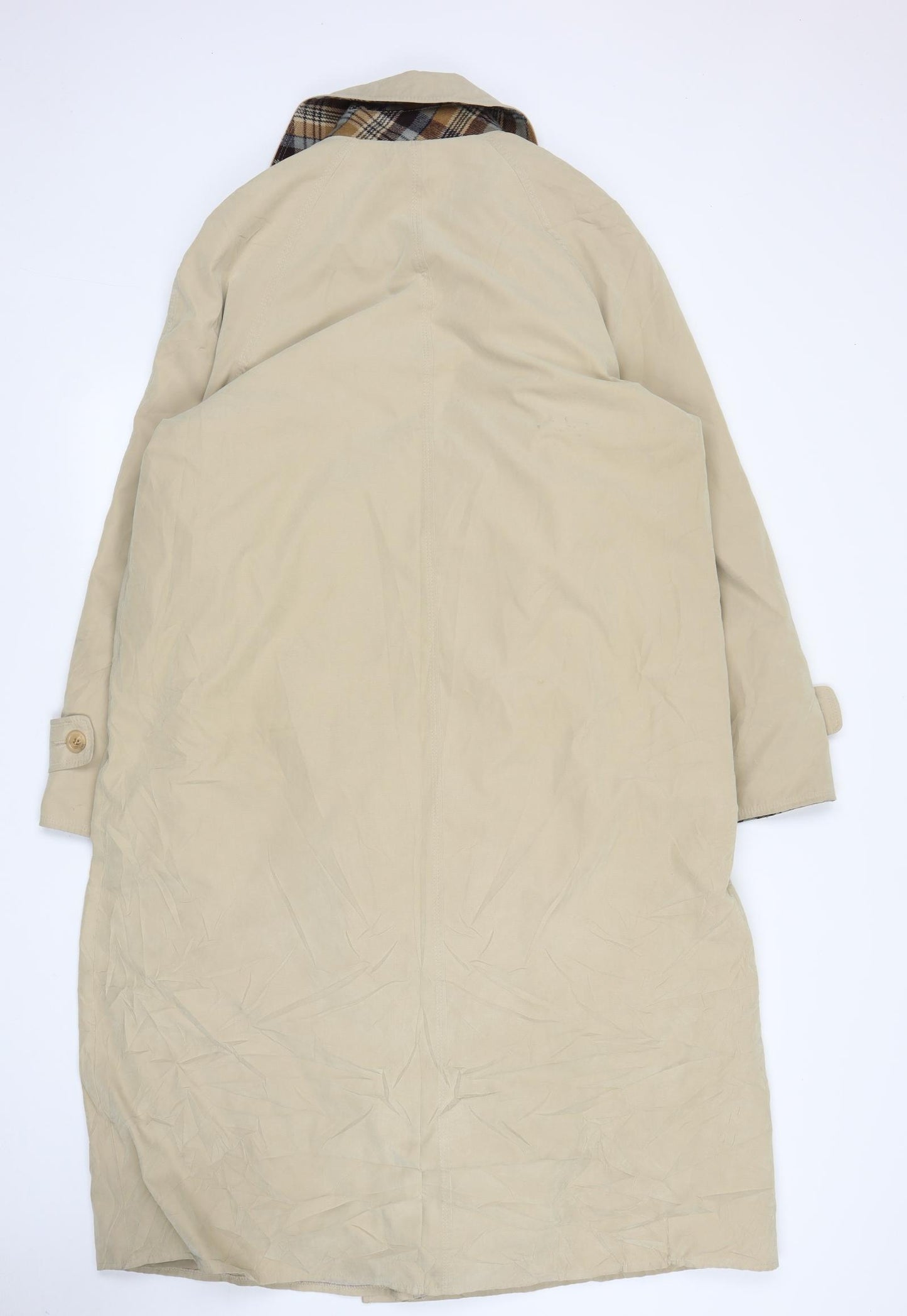 M&S Womens Beige   Trench Coat Coat Size 14