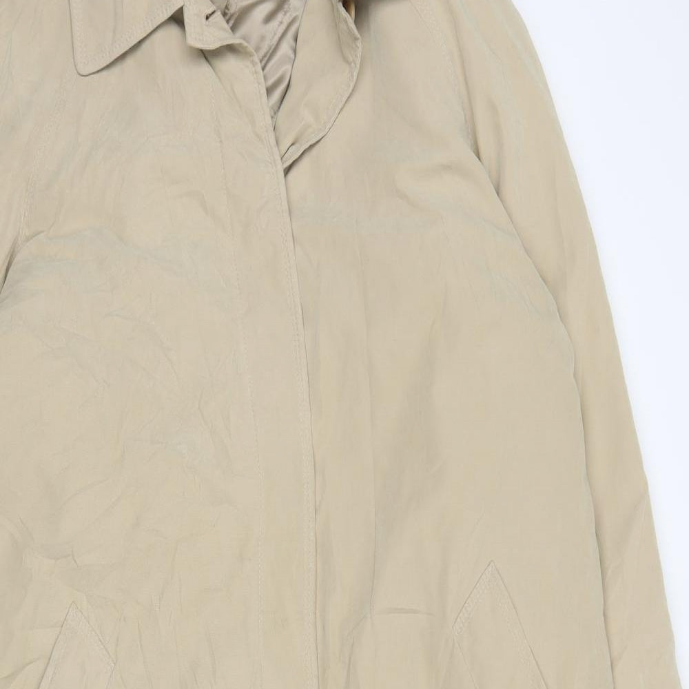 M&S Womens Beige   Trench Coat Coat Size 14