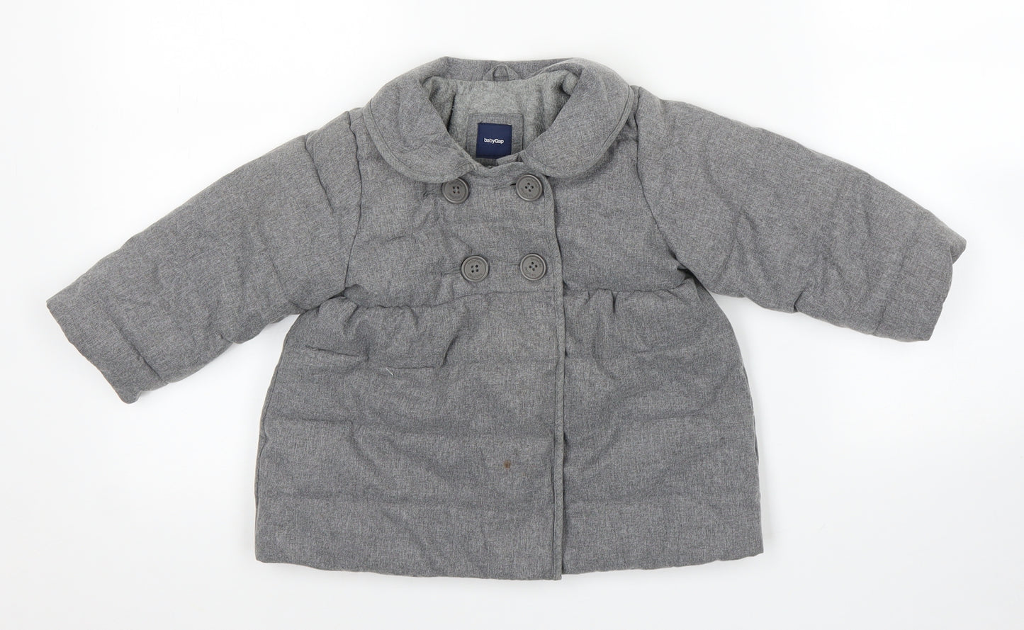 Gap Boys Grey   Puffer Jacket Coat Size 18 Months