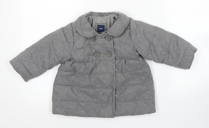 Gap Boys Grey   Puffer Jacket Coat Size 18 Months