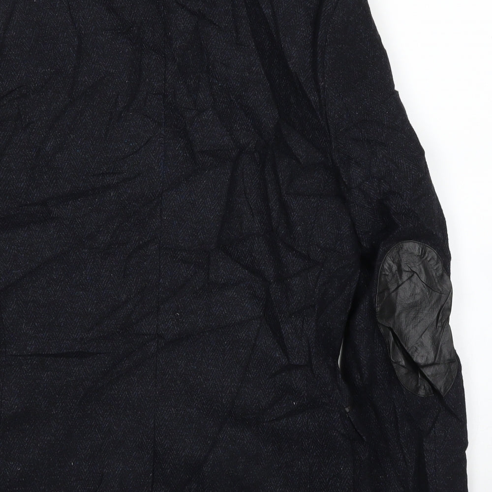 H&M Mens Blue   Jacket Blazer Size 36