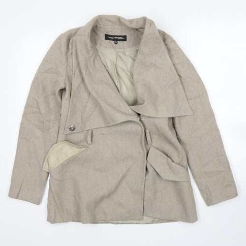 prew Womens Beige   Jacket Coat Size 10