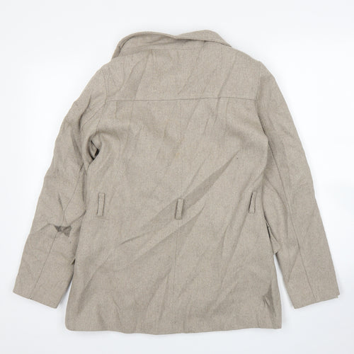 prew Womens Beige   Jacket Coat Size 10