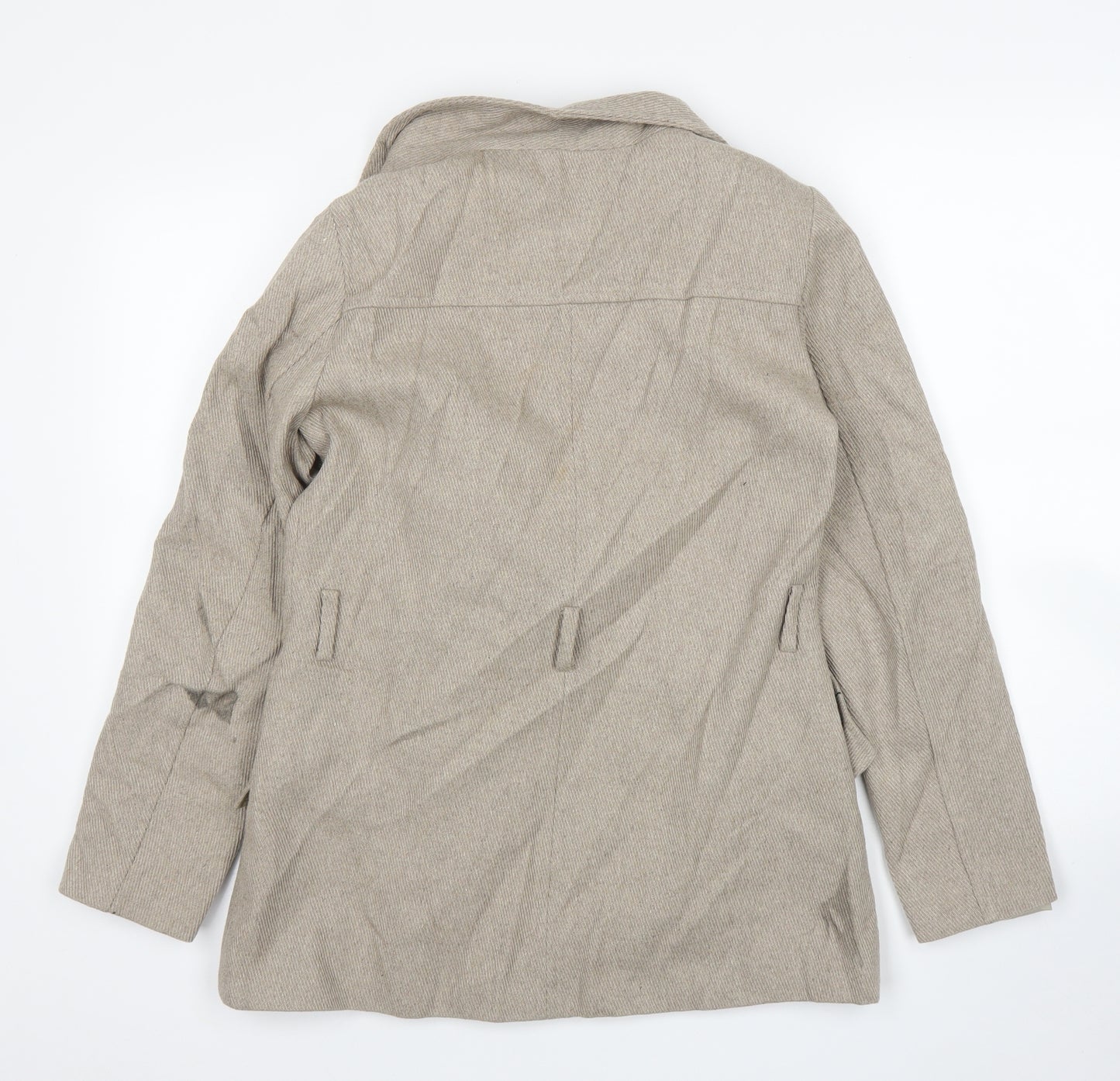 prew Womens Beige   Jacket Coat Size 10