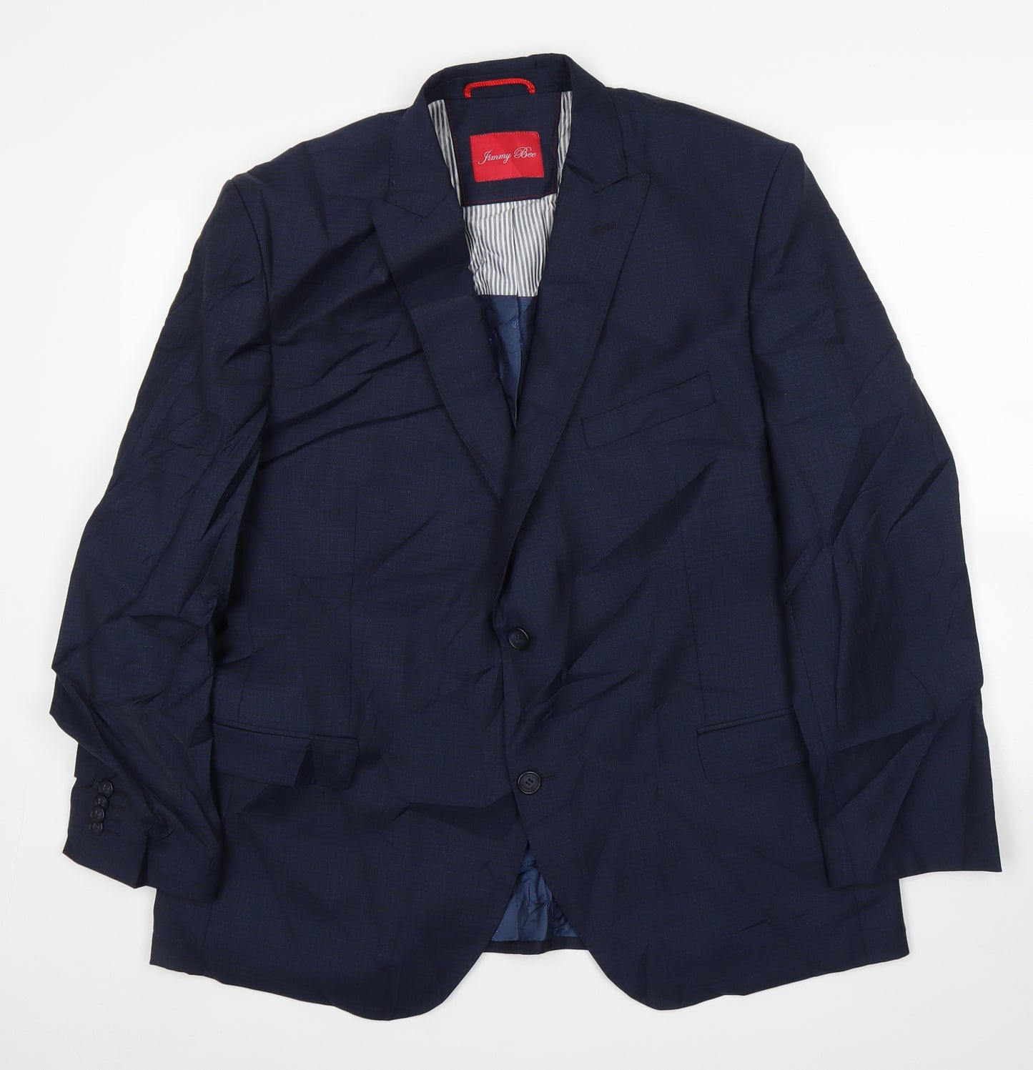 Jimmy Bee Mens Blue   Jacket Suit Jacket Size 48