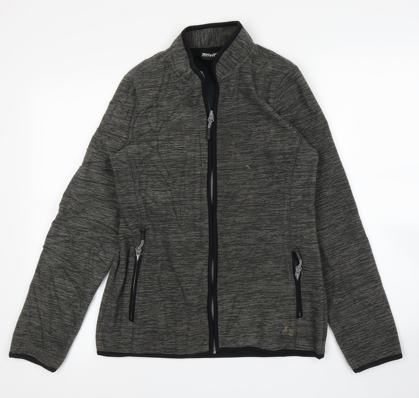 Crivit Womens Grey   Full Zip Jumper Size 10
