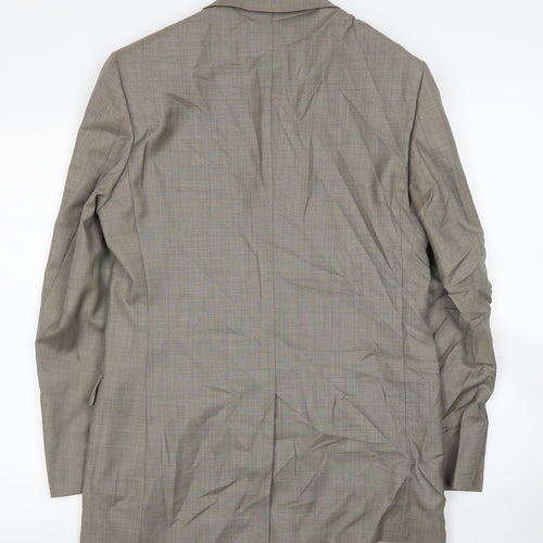 M&S Mens Beige   Jacket Suit Jacket Size 38
