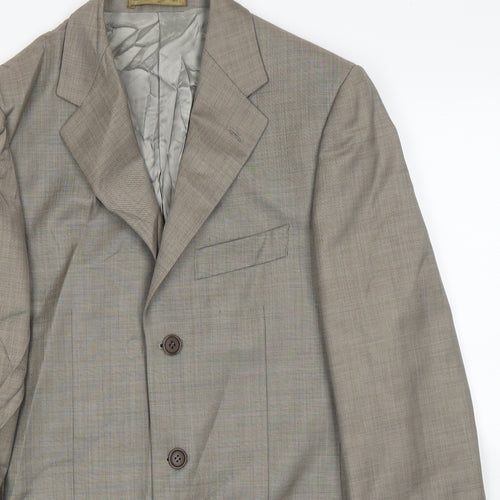 M&S Mens Beige   Jacket Suit Jacket Size 38