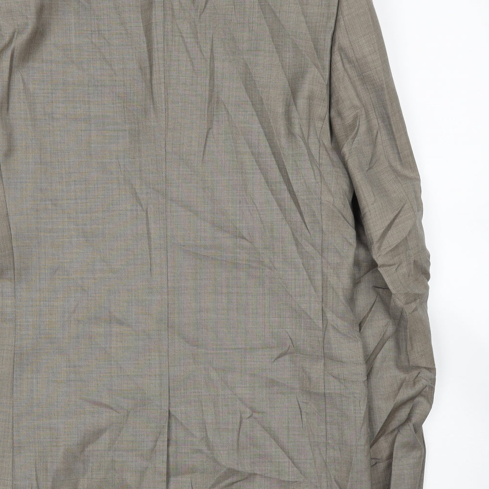 M&S Mens Beige   Jacket Suit Jacket Size 38