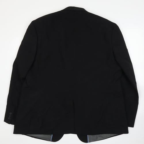 George Mens Black   Jacket Suit Jacket Size 50