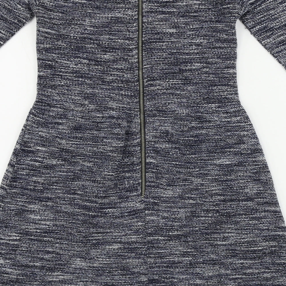 Topshop  Womens Blue   A-Line  Size 8