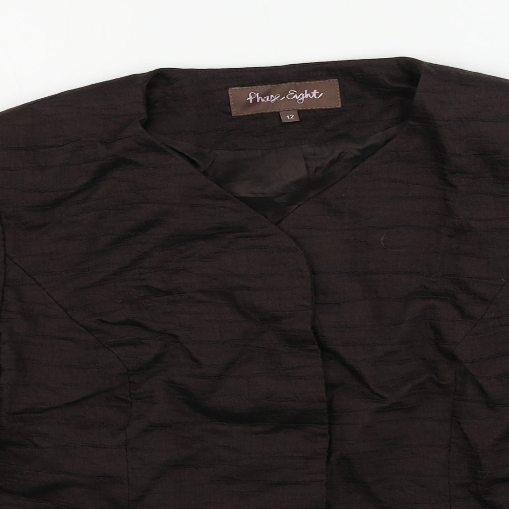 Phase Eight  Womens Brown   Jacket Coat Size 12