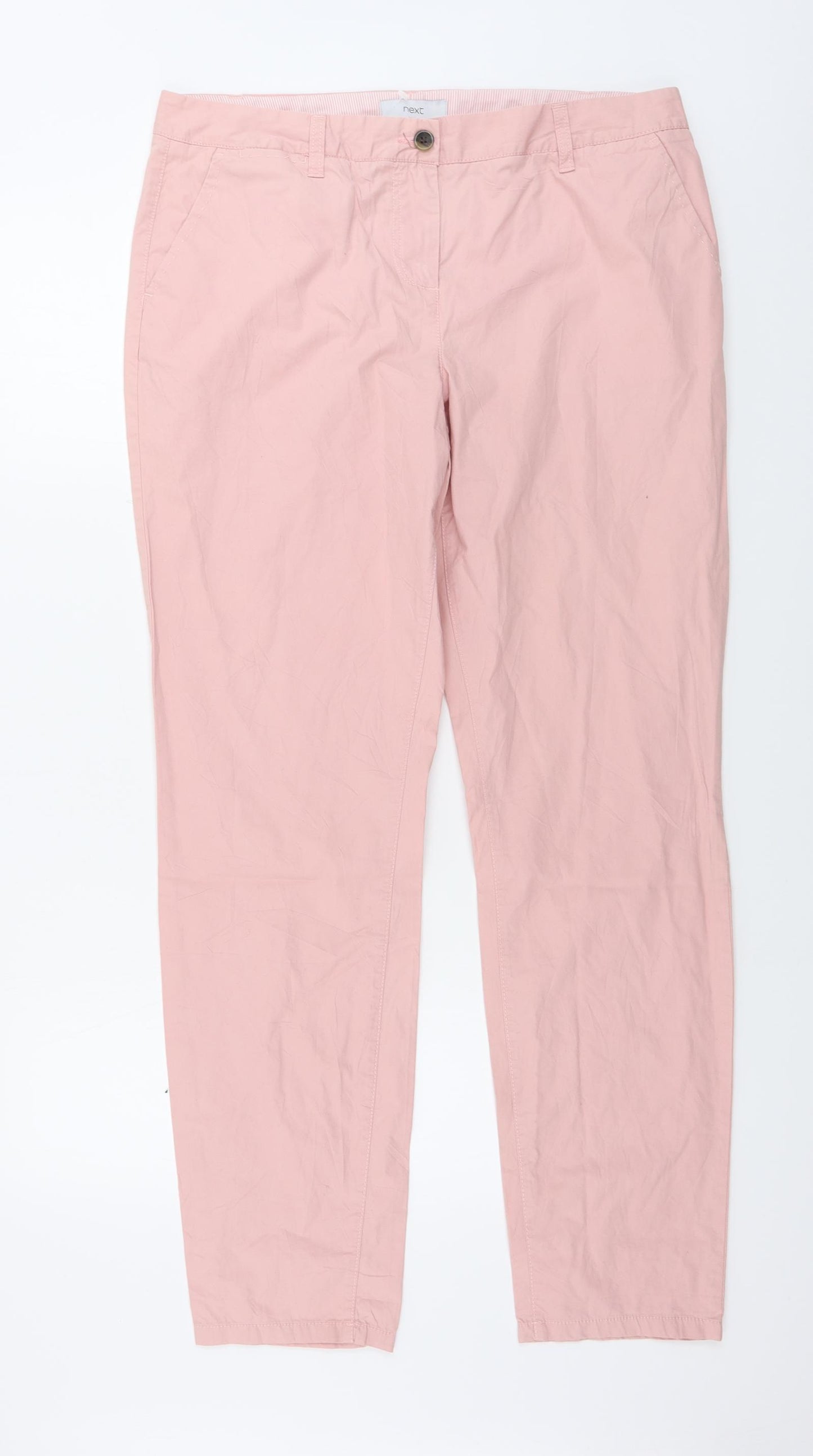 NEXT  Womens Pink   Trousers  Size 14 L29 in