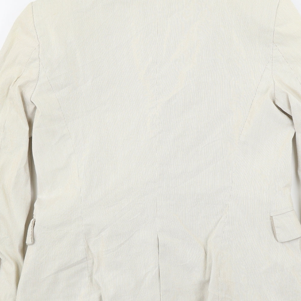 Zara  Womens Beige   Jacket Blazer Size M
