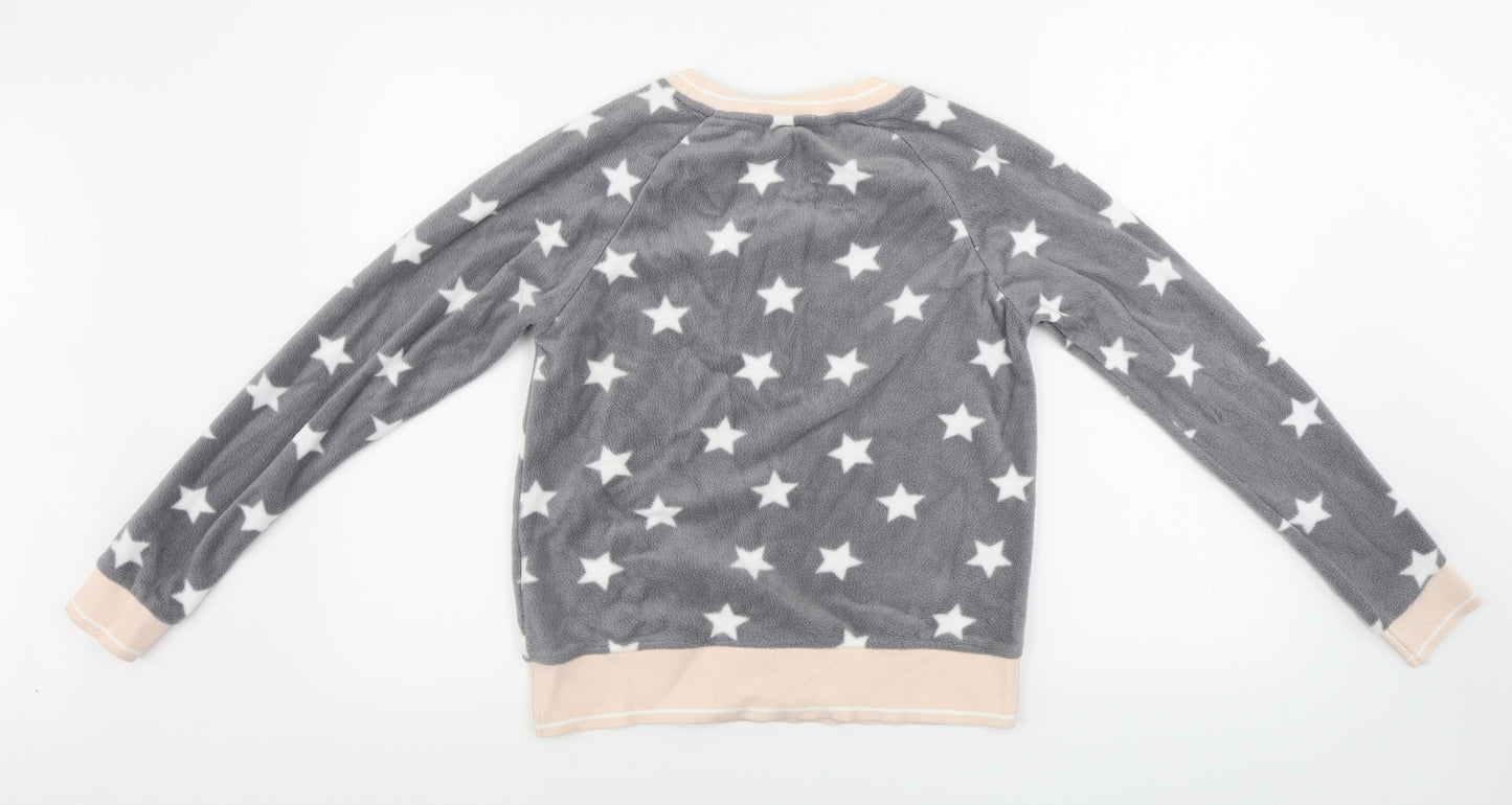 New Look  Womens Grey   Pullover Jumper Size 8  - star pattern