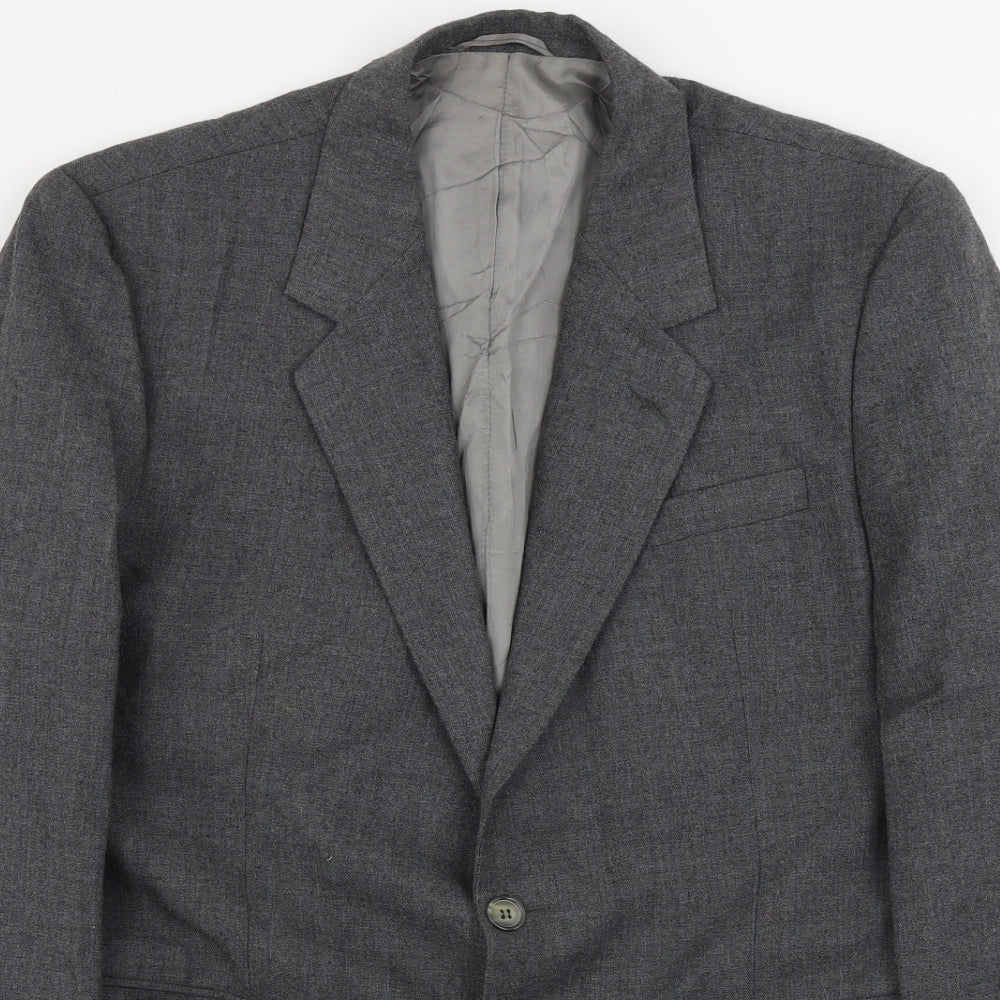 Preworn  Mens Grey   Jacket Blazer Size 42