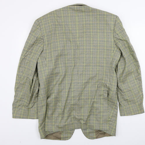 Brooke Taverner    Mens Beige Check  Jacket Blazer Size 37