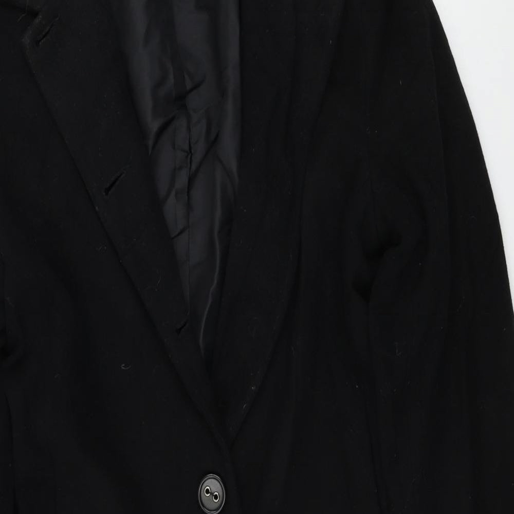 BHS  Womens Black   Jacket Coat Size 12