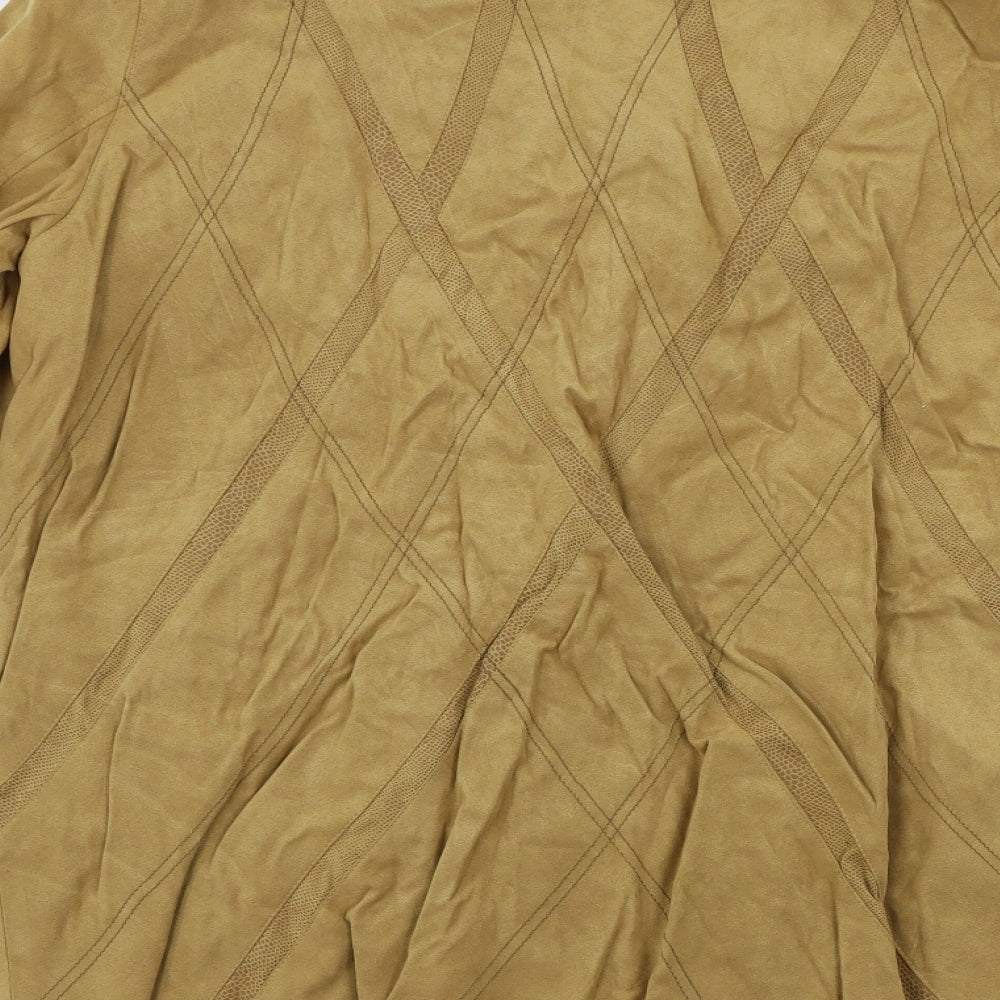 Preworn Womens Brown   Jacket Coat Size 16