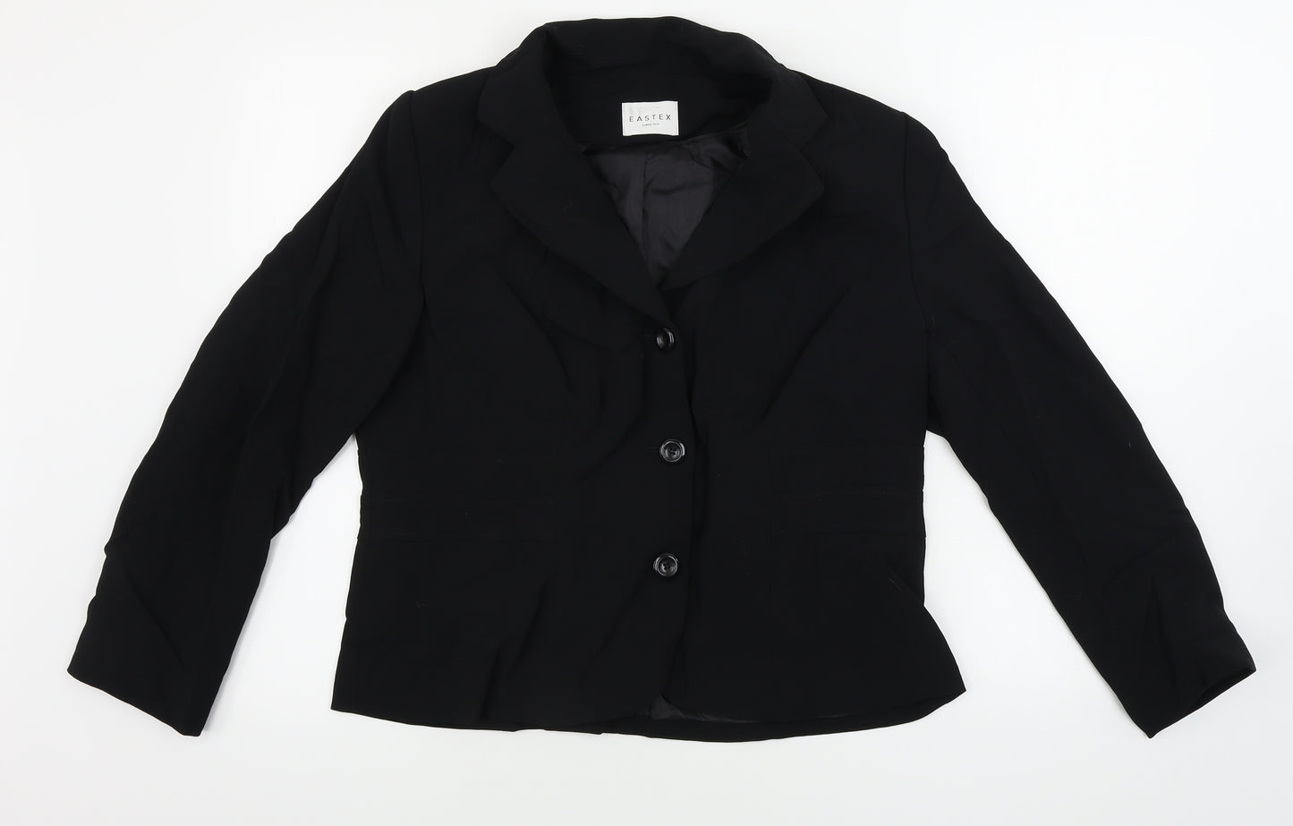 Eastex  Womens Black   Jacket Coat Size 14