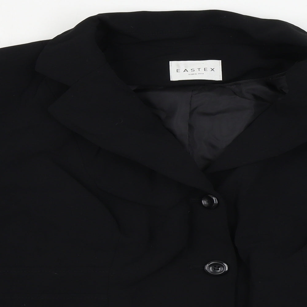 Eastex  Womens Black   Jacket Coat Size 14