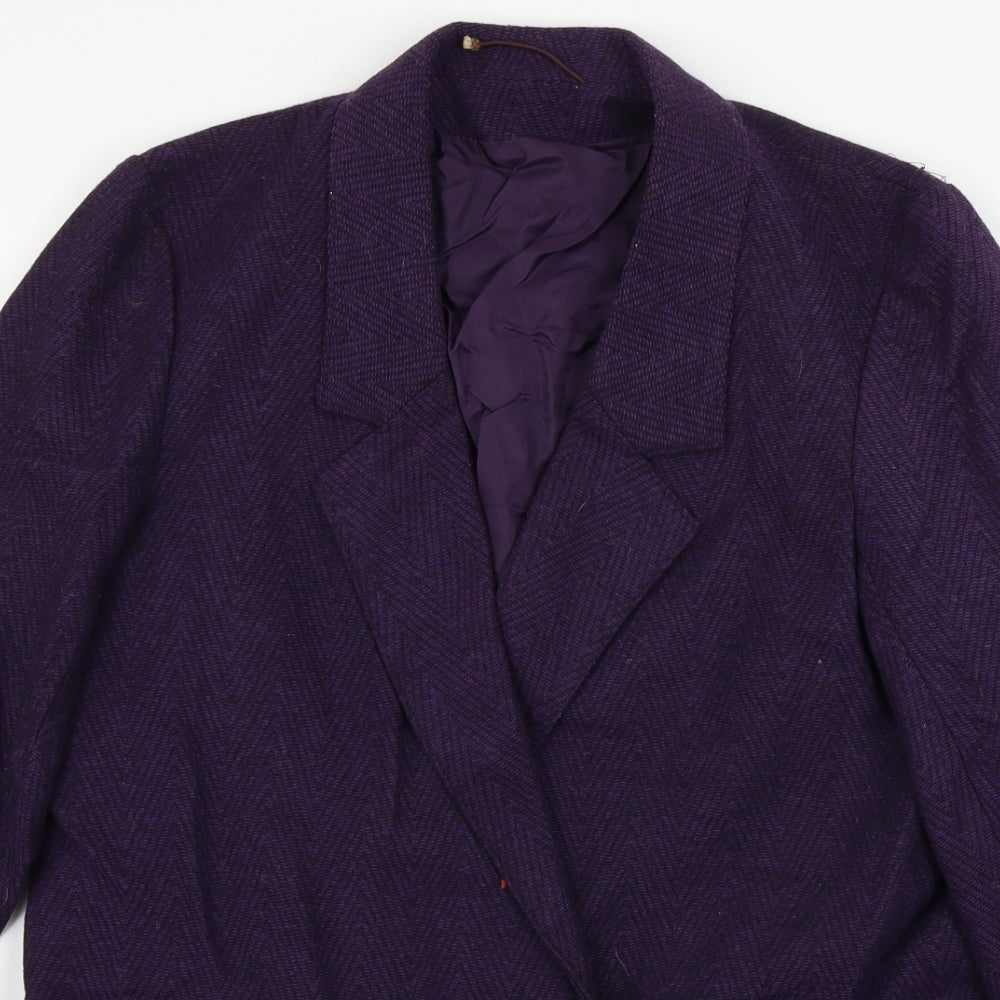 Littlewoods  Womens Purple   Jacket Blazer Size 10