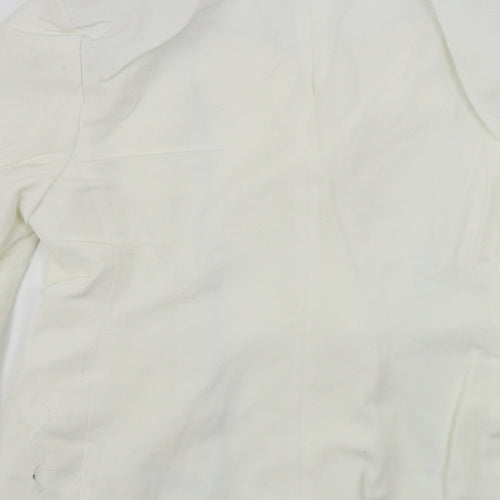 Marks and Spencer  Womens White   Jacket Blazer Size 10