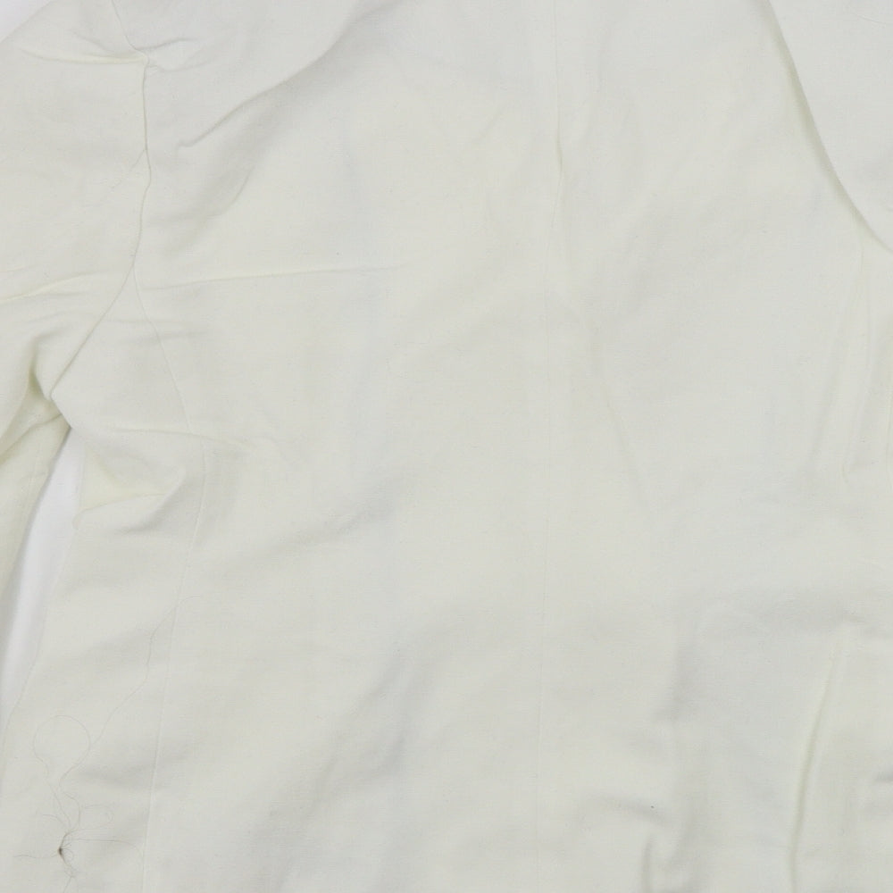 Marks and Spencer  Womens White   Jacket Blazer Size 10