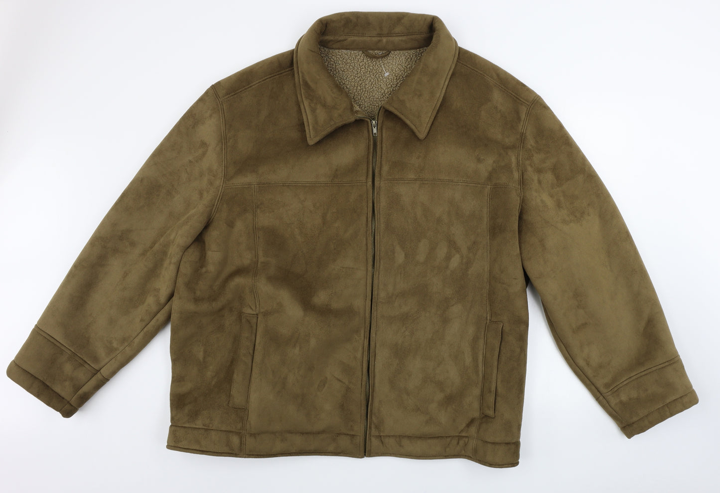 Mansize  Mens Brown Paisley  Jacket Coat Size 4XL