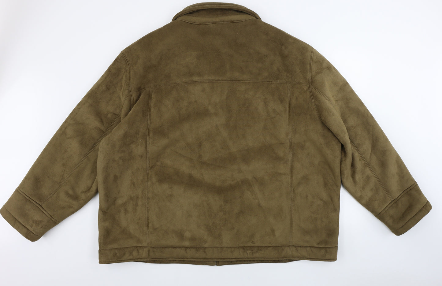 Mansize  Mens Brown Paisley  Jacket Coat Size 4XL