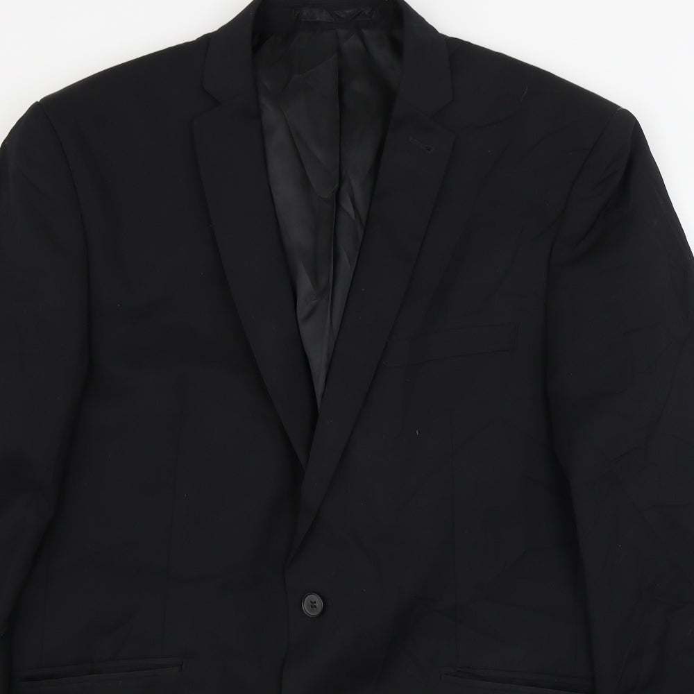 Racing Green Mens Black   Jacket Blazer Size 42