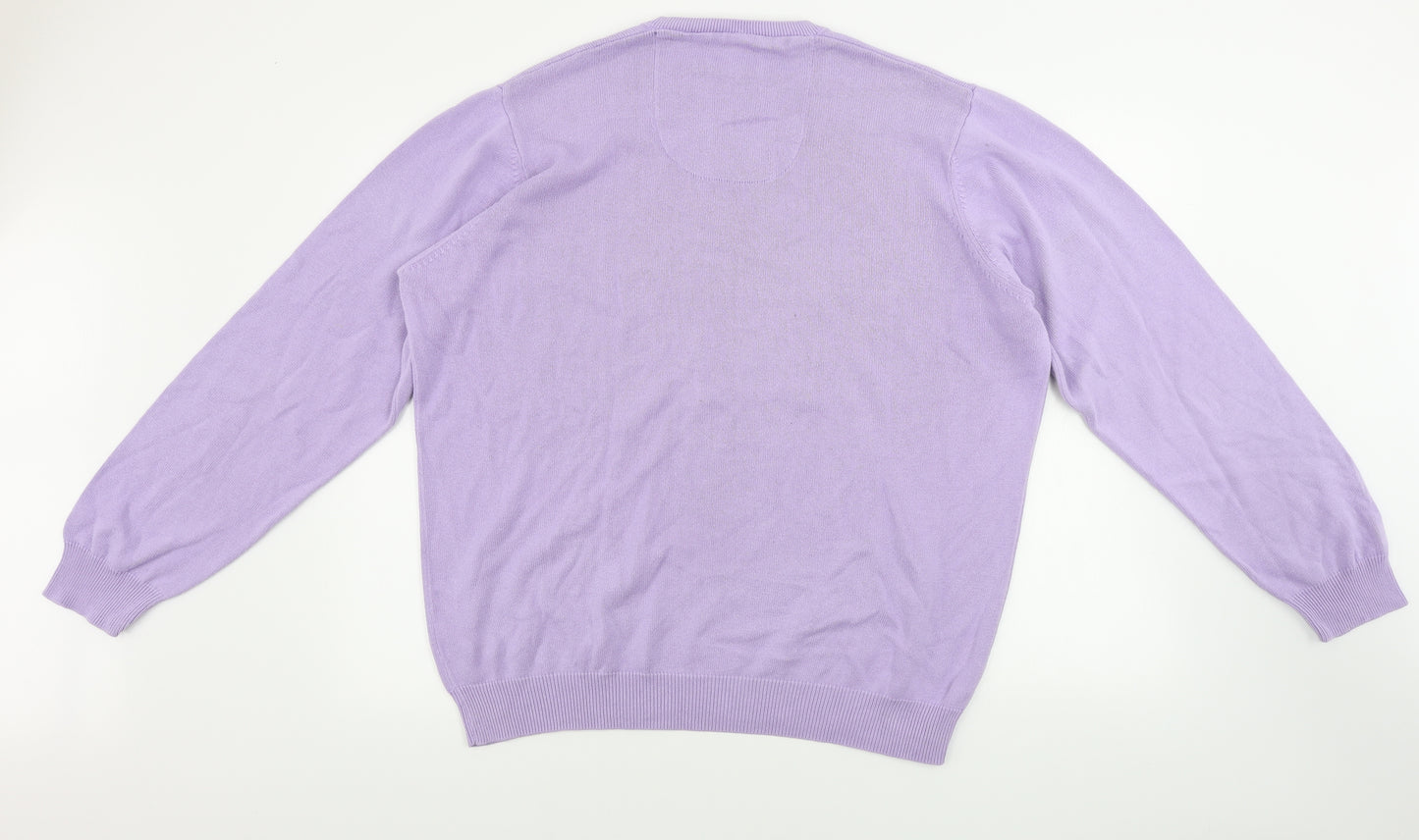 Marks and Spencer Mens Purple   Pullover Jumper Size XL
