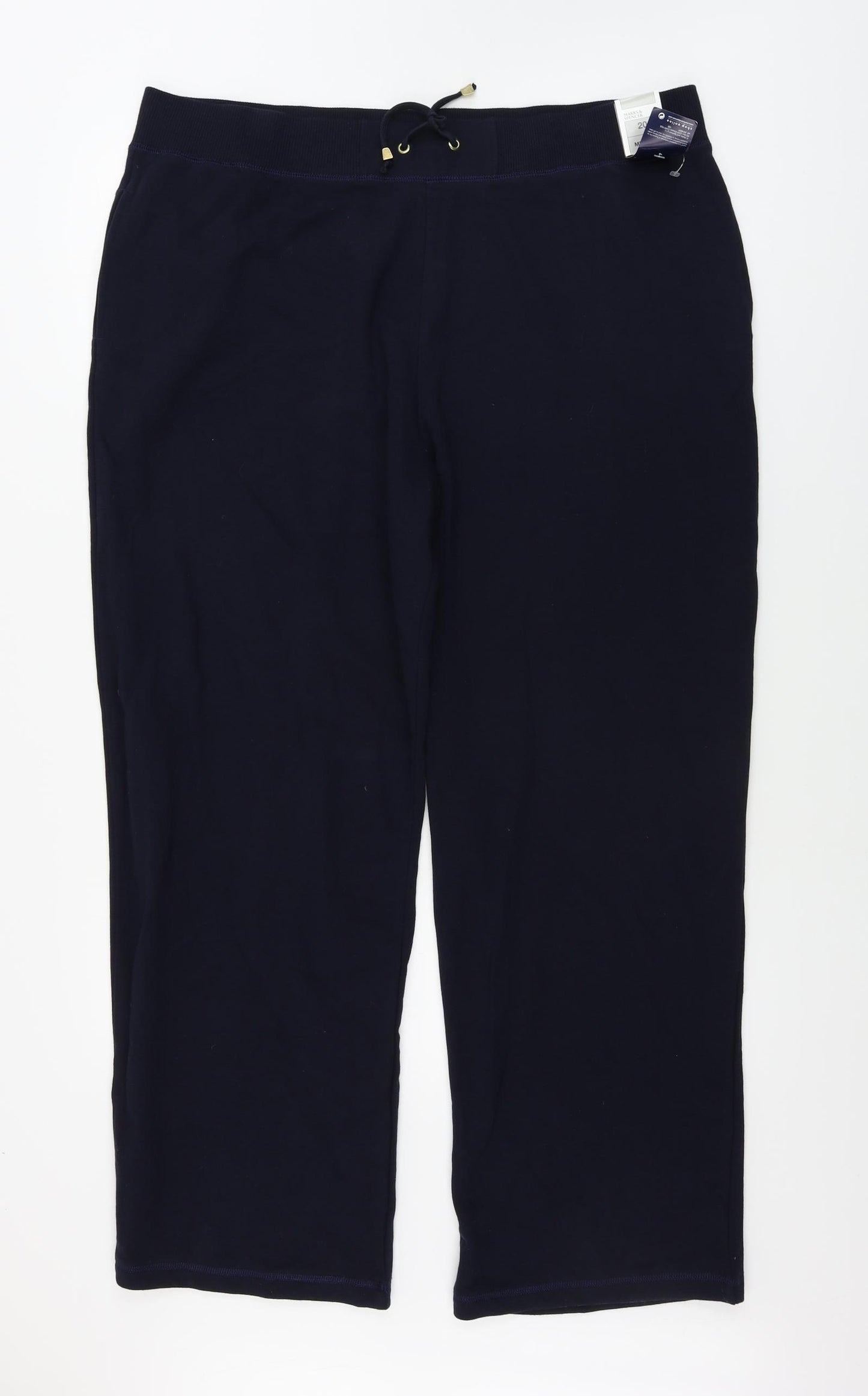 Marks and Spencer  Womens Blue   Sweatpants Trousers Size 20 L27 in