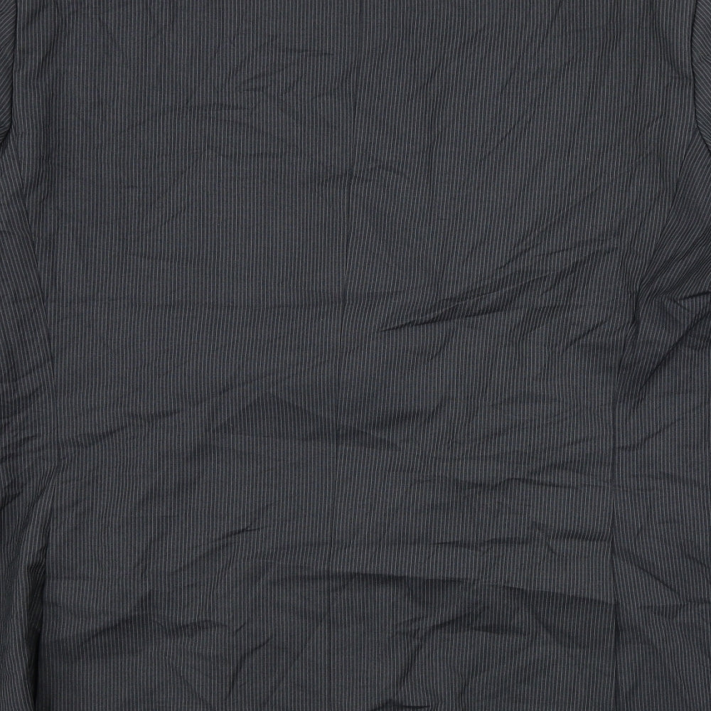 F&F  Mens Grey Striped  Jacket Blazer Size 44