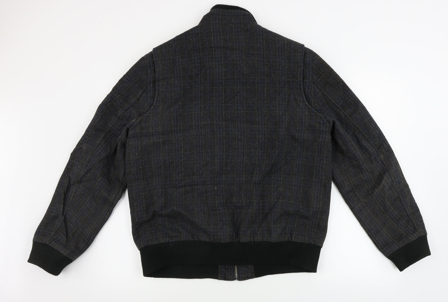 Burton  Mens Black Check  Jacket Coat Size M