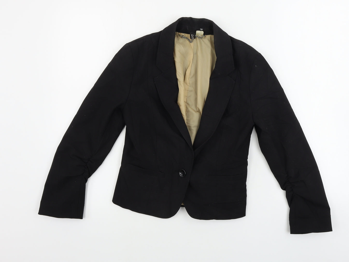 H&M  Womens Black   Jacket Blazer Size 8