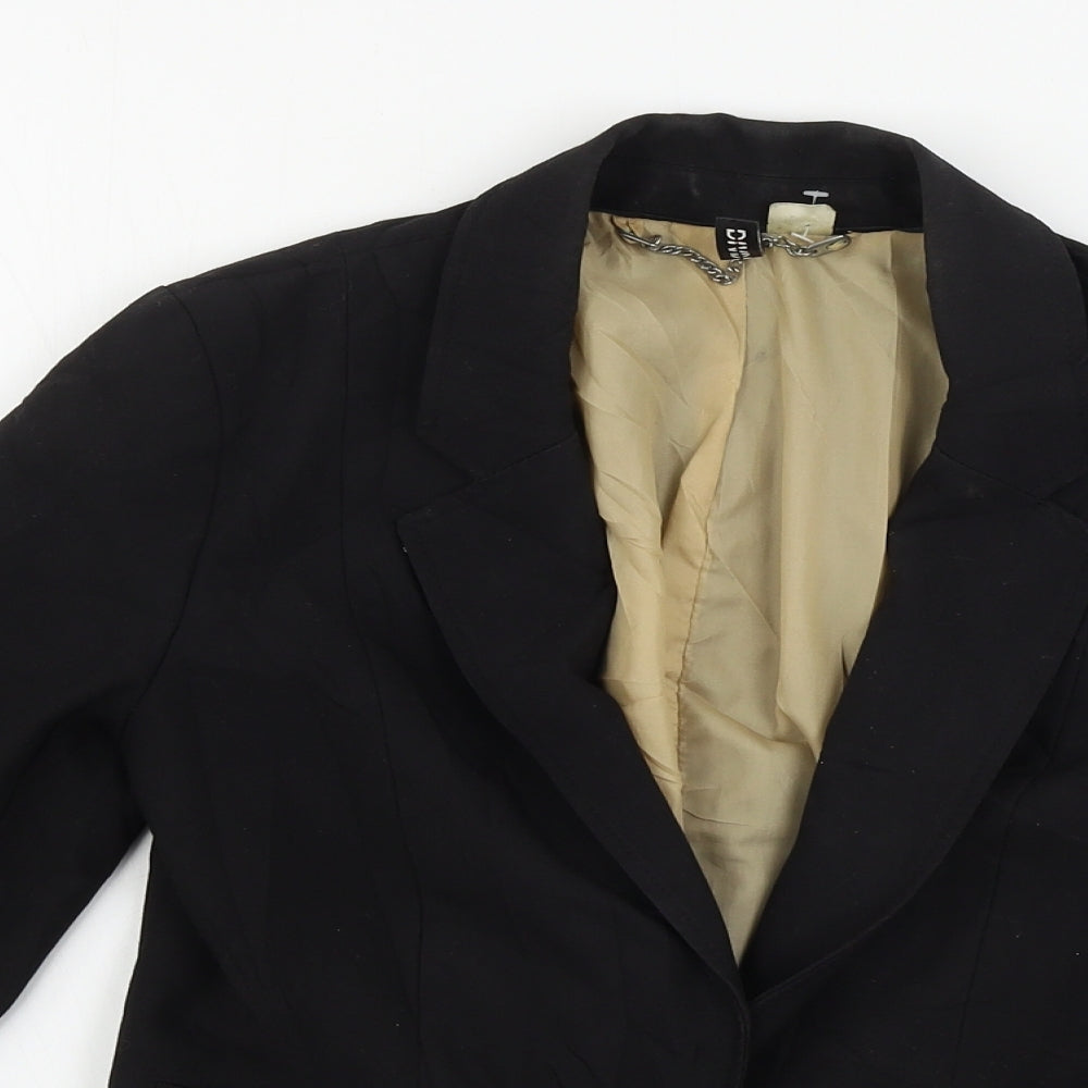 H&M  Womens Black   Jacket Blazer Size 8