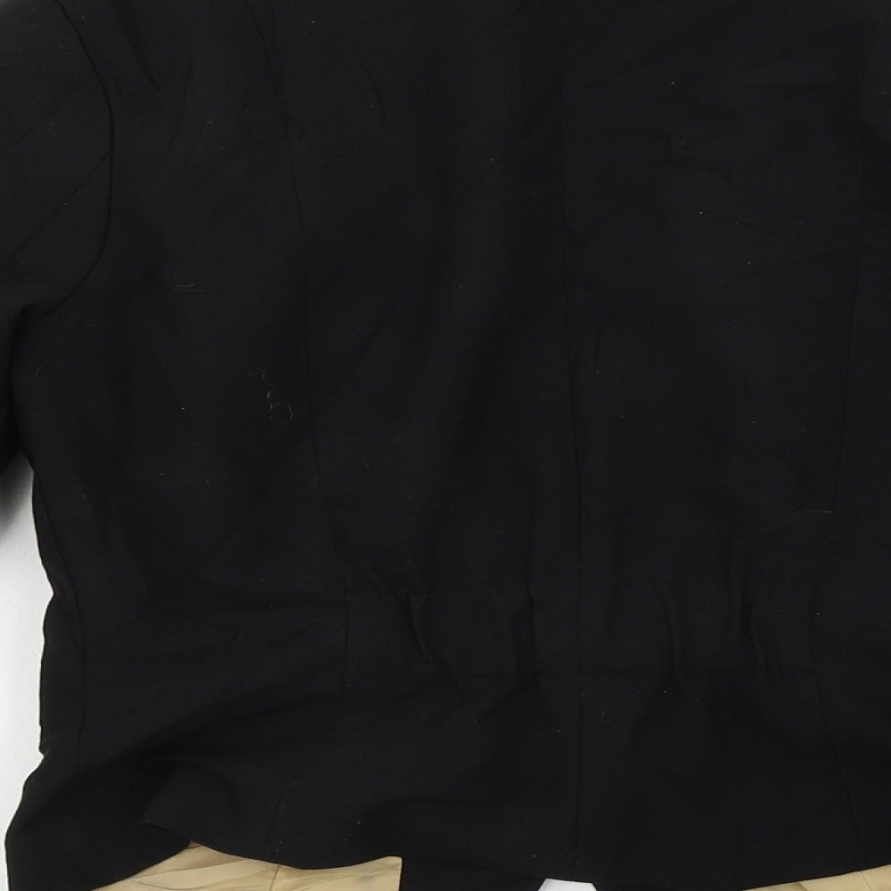 H&M  Womens Black   Jacket Blazer Size 8