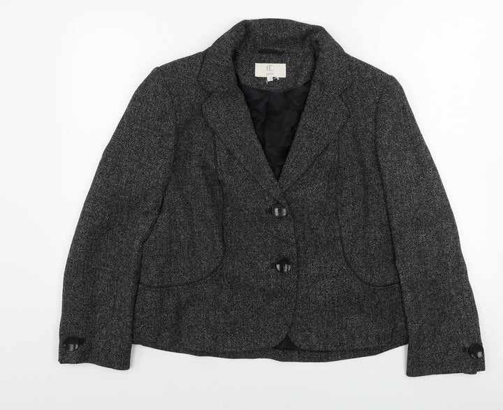 Country Casuals Womens Grey Jacket Coat Size 16