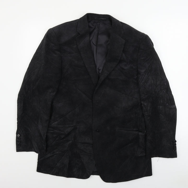 Preworn Mens Black   Jacket Blazer Size 40