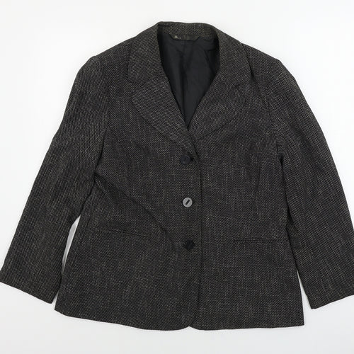 BHS  Womens Grey   Jacket Blazer Size 16