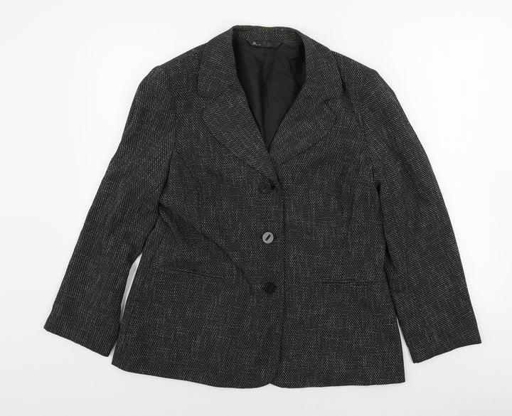 BHS Womens Grey Jacket Blazer Size 16