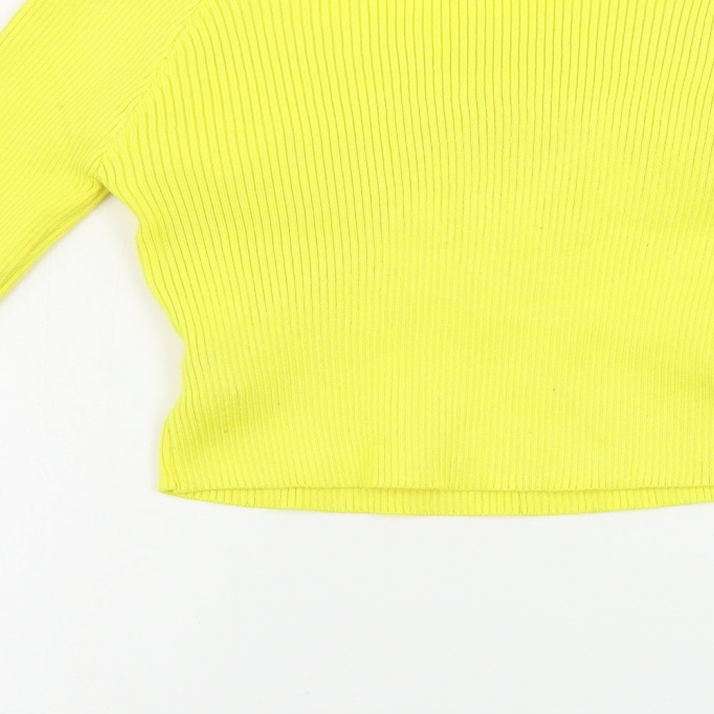 cherry koko Womens Yellow   Pullover Jumper Size M