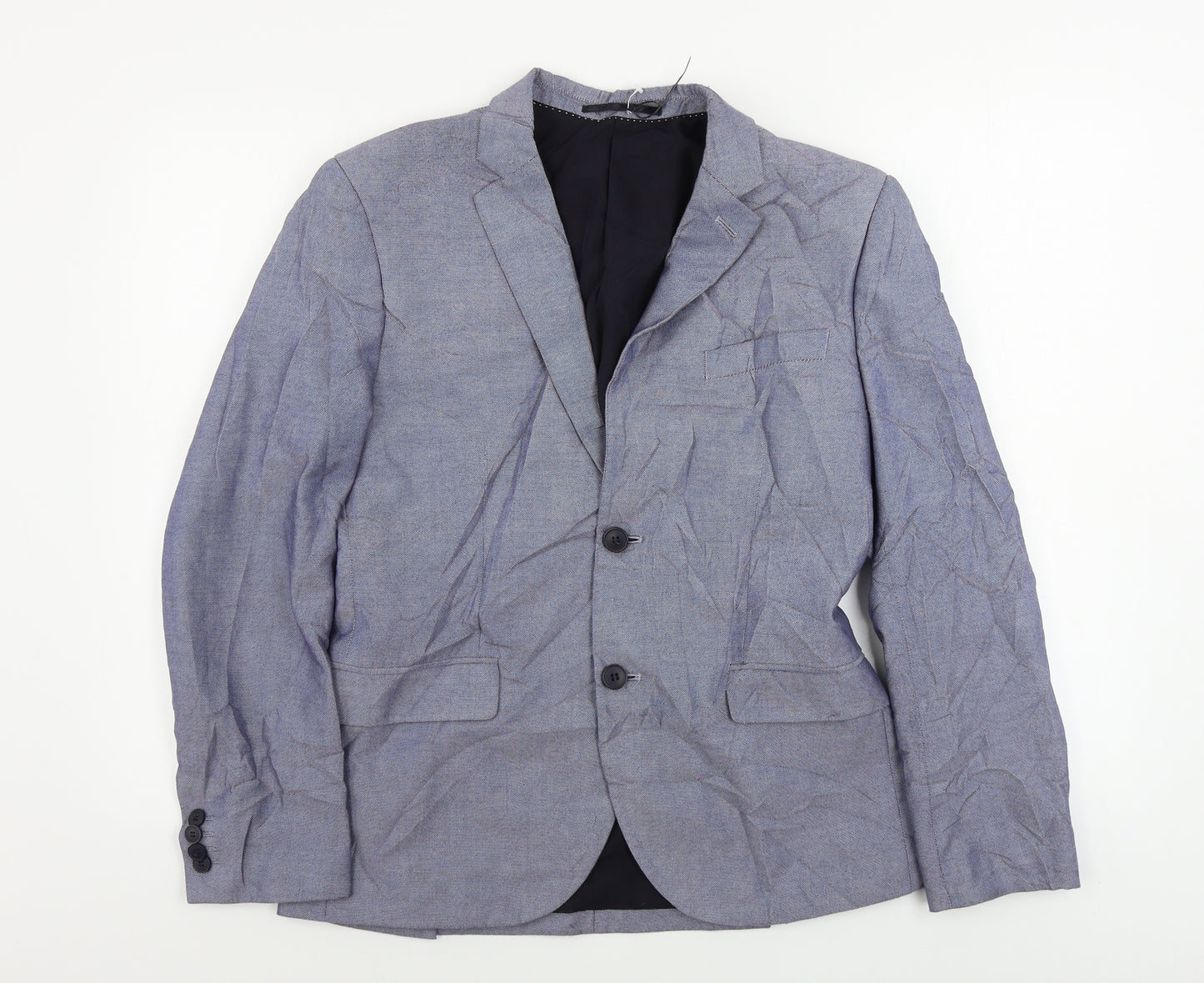 H&M  Mens Blue   Jacket Blazer Size 38