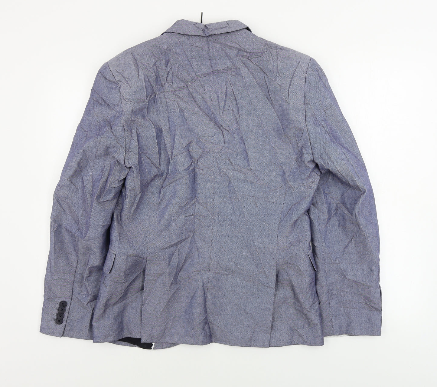 H&M  Mens Blue   Jacket Blazer Size 38
