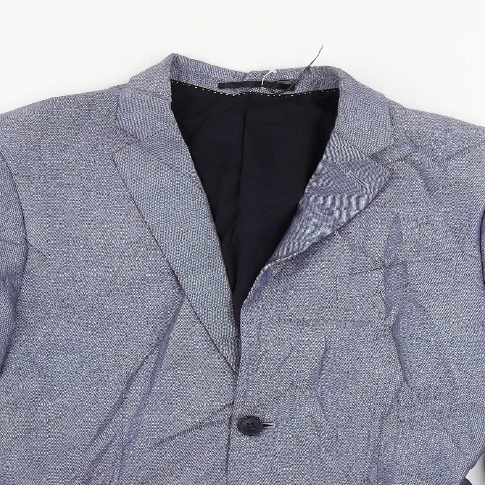 H&M  Mens Blue   Jacket Blazer Size 38