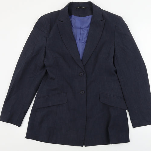 Dunes Store  Womens Blue   Jacket Blazer Size 12