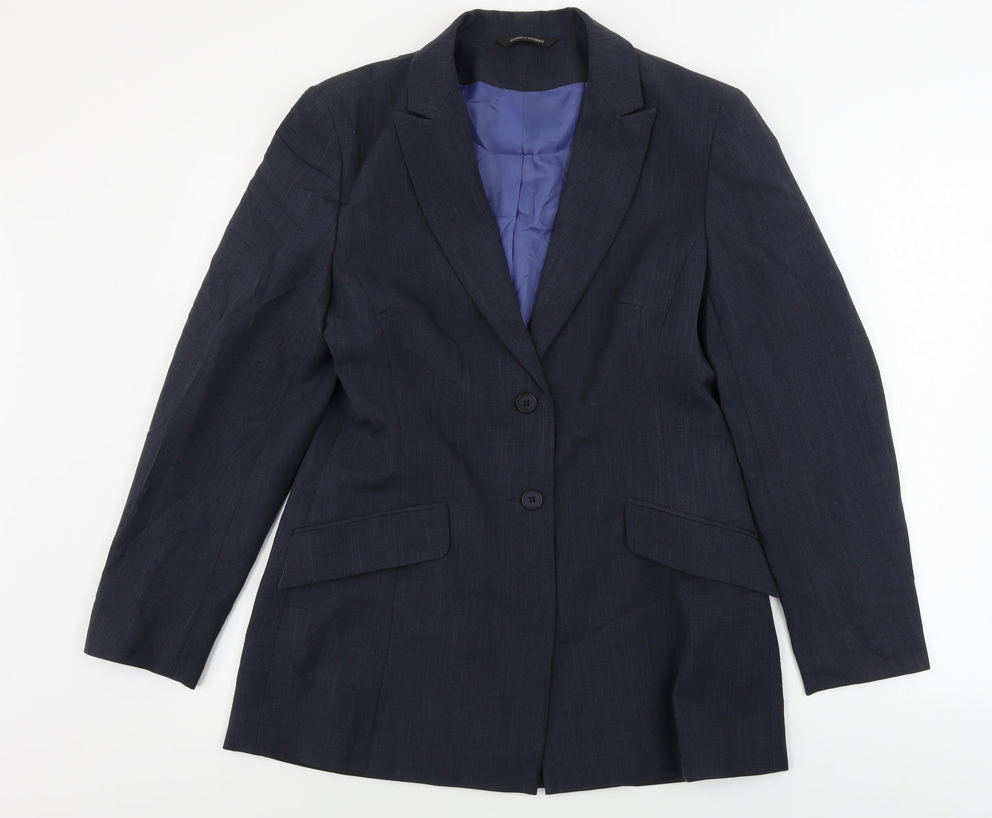 Dunes Store  Womens Blue   Jacket Blazer Size 12