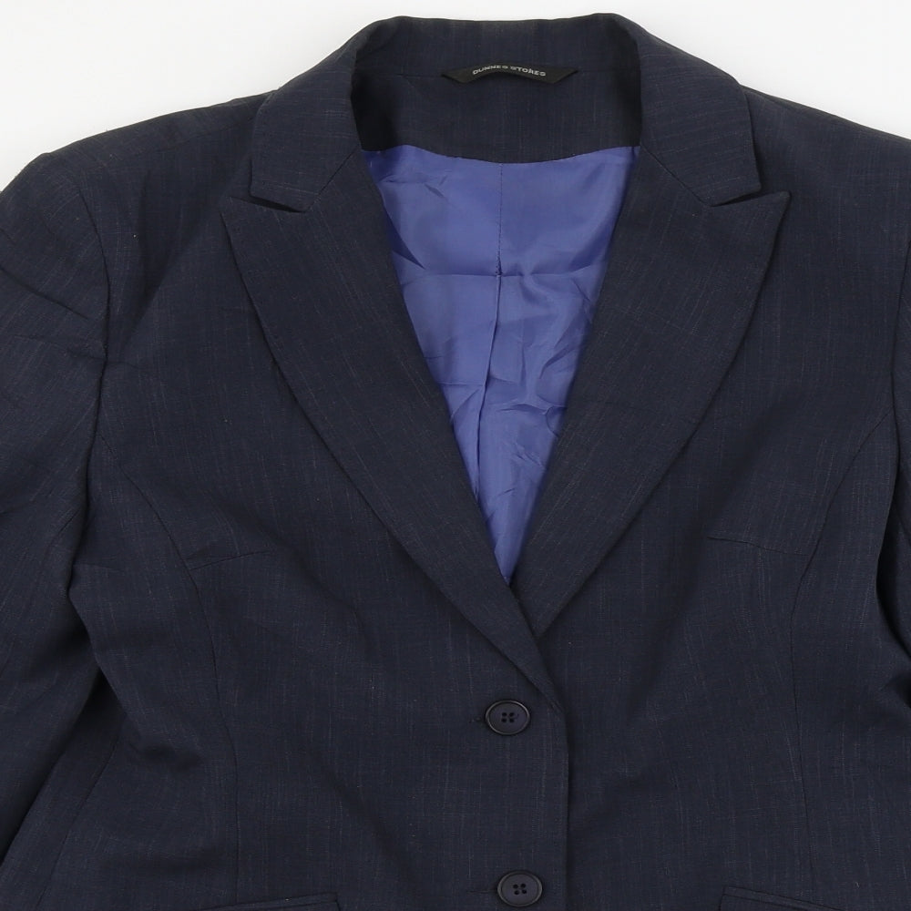 Dunes Store  Womens Blue   Jacket Blazer Size 12