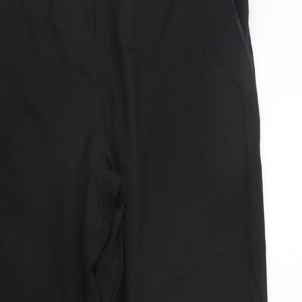 Marks and Spencer Womens Black   Trousers  Size 16 L25 in